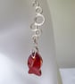 Sterling Silver and Swarovski Crystal Fish & Bubbles Earrings - Image 5
