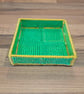 Tray for small desk items - bright  green and yellow - Image 4