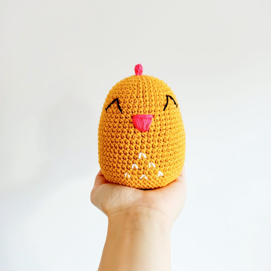 Chick Easter Egg Handmade Toy Crochet Amigurumi