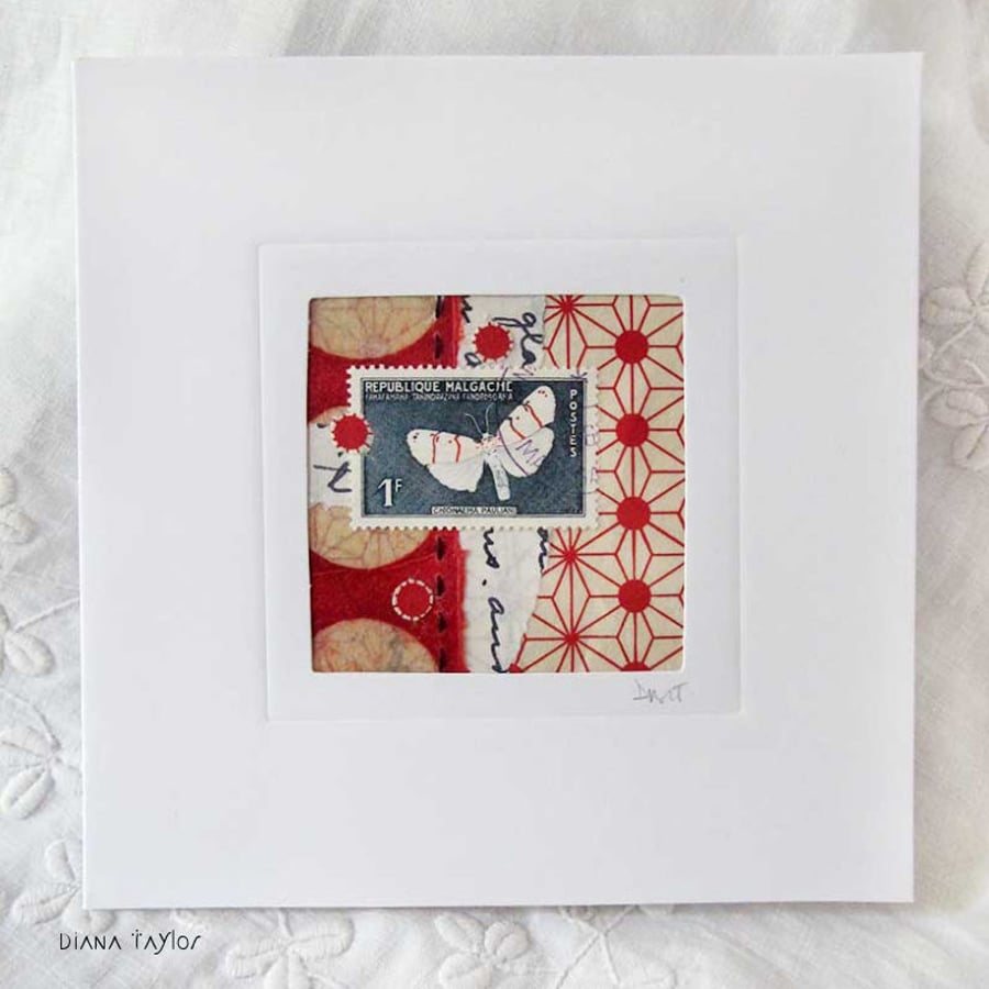 MIXED MEDIA  ART CARD FOR ANY OCCASION