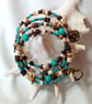 Turquoise Bohemian Style Bracelet - Image 3