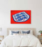 England Three Lions Shirt Badge Photograph Print - Image 5