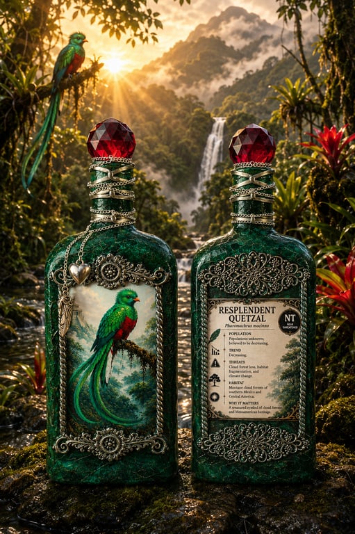Resplendent Quetzal Conservation Bottle