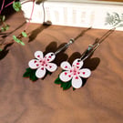 Hawthorn Blossom Earrings – Spring Blooms Collection with FREE Delivery