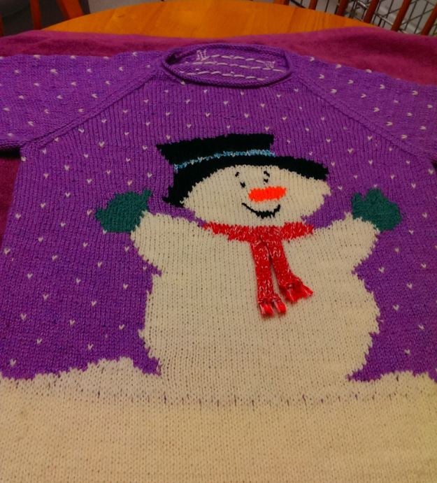 Hand Knit: Festive Christmas Jumper