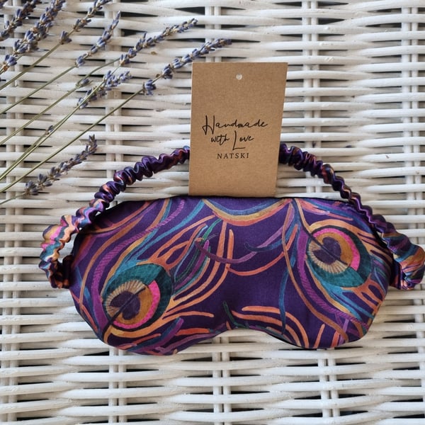 Silk eye mask. Weighted eye mask.