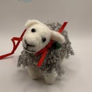 Needle Felt Sheep Hanging Decoration