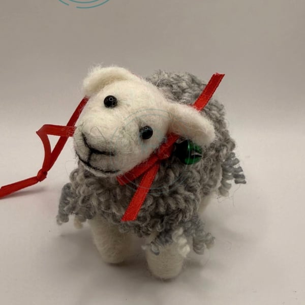 Needle Felt Sheep Hanging Decoration