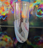 Unique Handmade Blown Glass Stormy Sky Textures Vase - Image 2