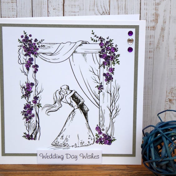 C3944   Wedding Day Wishes Card