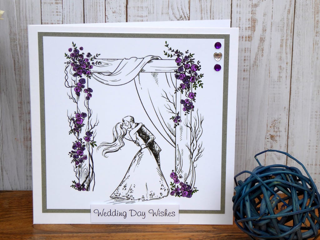 C3944   Wedding Day Wishes Card