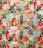 Scatter Cushion: Tapestry Abstract design Denim Blue reverse 17" - Image 5