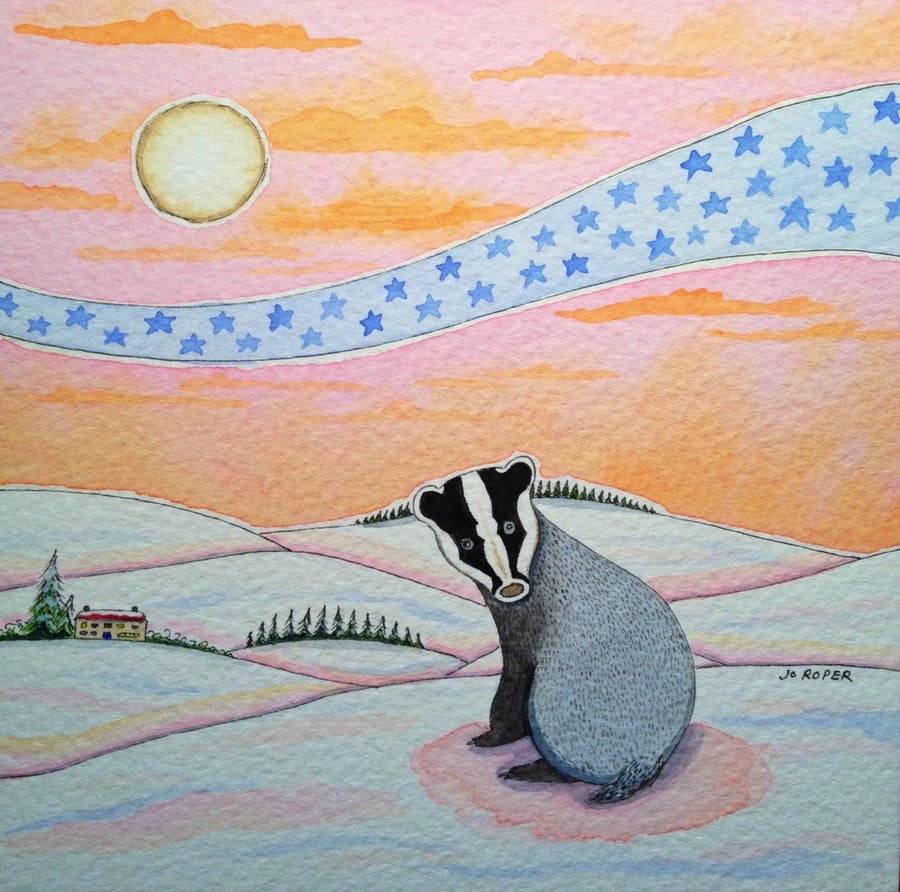 Going on an adventure an ORIGINAL PAINTING 5X5 ... - Folksy