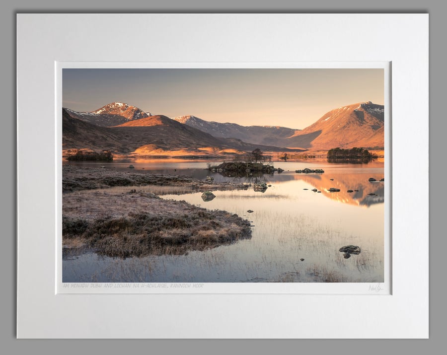 Rannoch Moor Glen Coe Scotland - A3 (50x40cm) Unframed Print