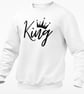 King Queen Couples Jumper Set Anniversary Valentines Couple Gift Matching  - Image 3