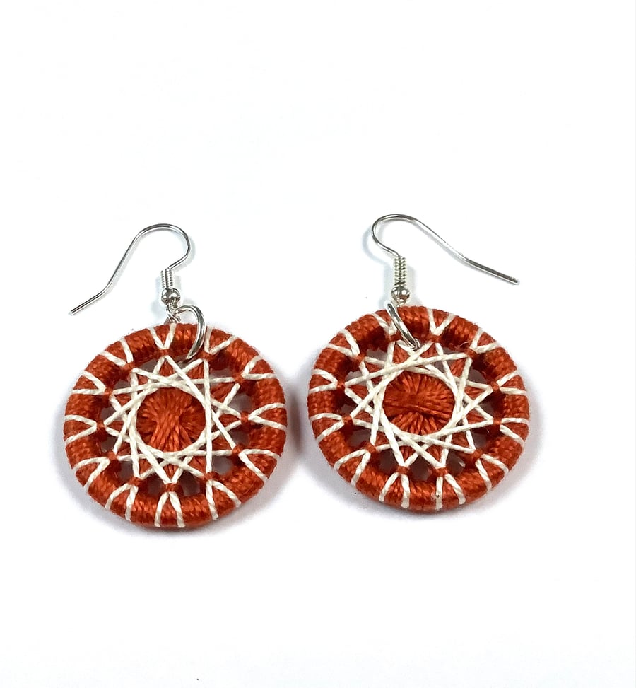 Textile Earrings