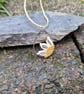 Micro macrame Daisy flower necklace - Image 7