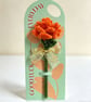 Marigold — October Birth Flower - Handmade Everlasting Single Stem- Free Postage - Image 2
