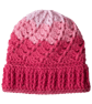 Crocheted Spiral Post Beanie Hat - Image 3