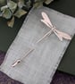 Silver Dragonfly Pin Brooch - Nature Accessory - Dragonfly Jewellery