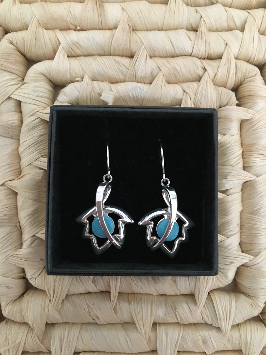 Maple Leaf Drop Earrings