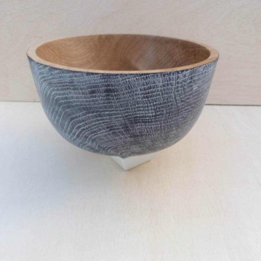 OAK  FRUIT  BOWL