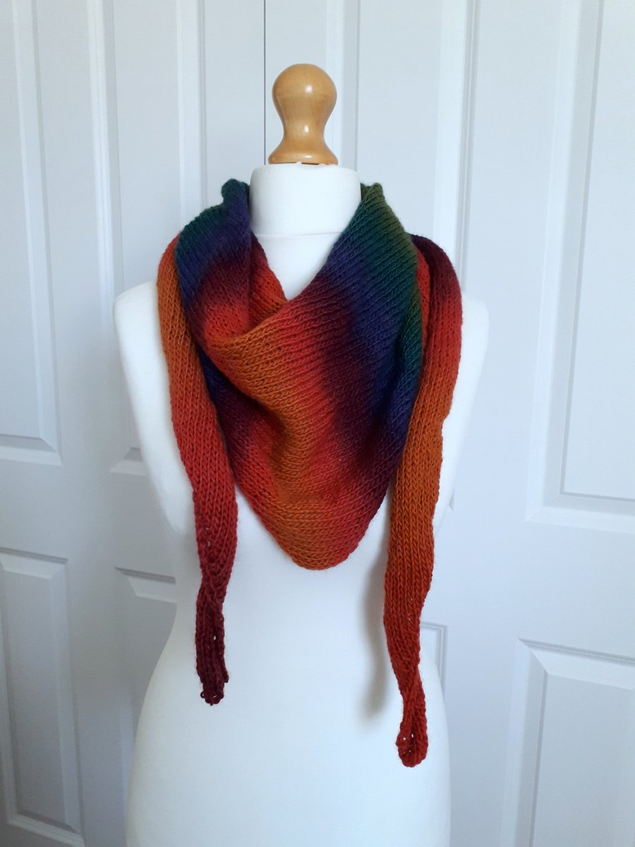 Rainbow Dreams Shawl, Wrap, Scarf 