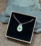 Handmade Unique Flower Pendant, Eco Sterling Silver, Christmas Gifts Ideas.