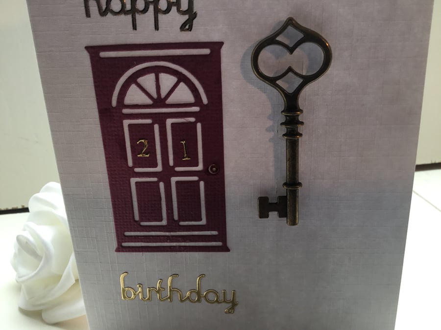   21st Birthday Card. CC037