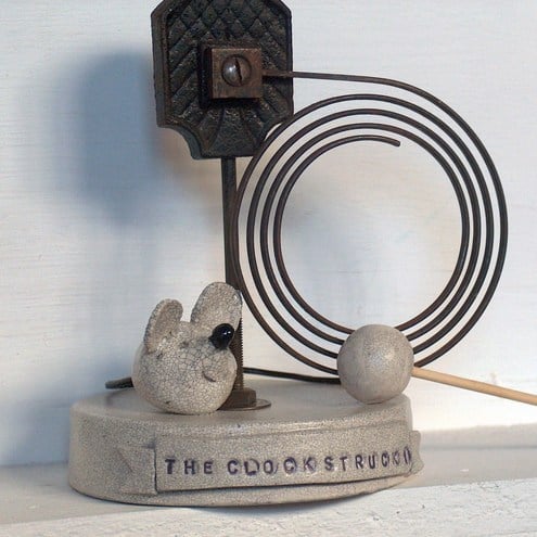 'The Clock Struck 1'  Ceramic Ornament