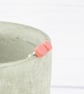 Titanium posts - Small matte pink pastel dot stud earrings - Hypoallergenic - Image 4