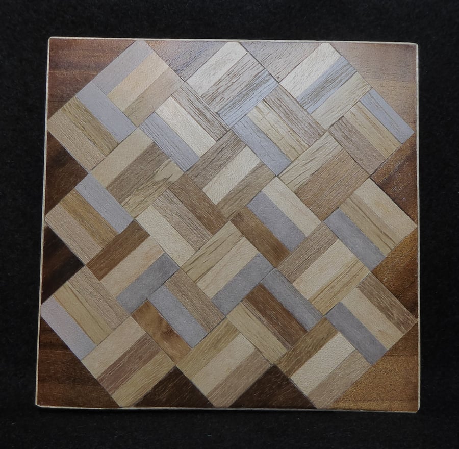 wood veneer coaster