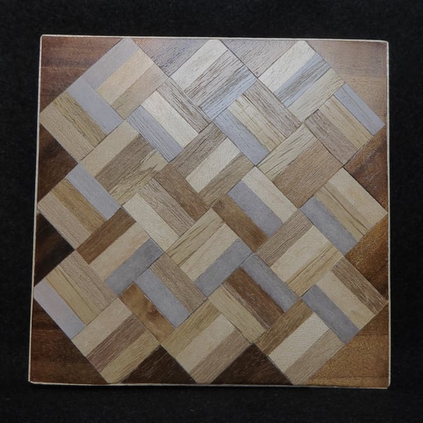 wood veneer coaster