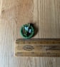 Dorset Posy Brooch, Dark Green with Pastel Flowers, P16 - Image 2