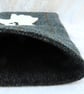 Herringbone Wool Book Sleeve: Ghost, paperback protector - Image 5