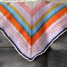 Crocheted Shawl 52” x 29”