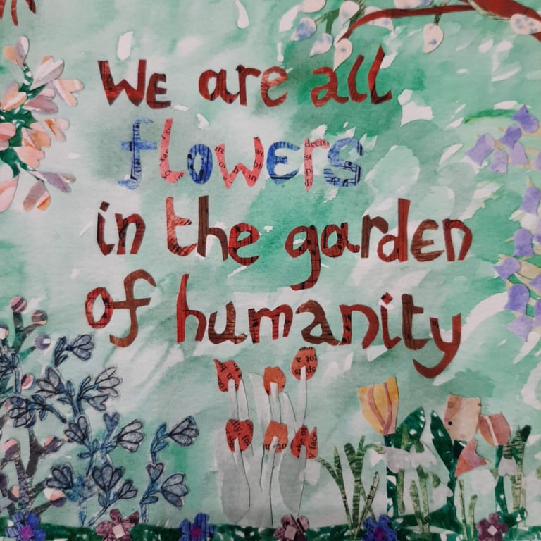 Perfectly Imperfect "We are all flowers" Sample Print