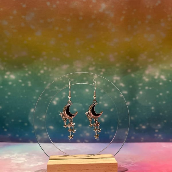 Moon Drop Earrings