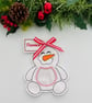 Snowman Personalised Christmas Treat Bags - Image 2