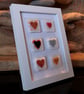 Handmade Fused Glass 'Hearts' Picture - Image 2