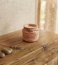 Terracotta-Inspired Eco-Resin Jar with Sandalwood Scented Candle