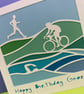 Triathlon Card - Birthday Card - Image 3