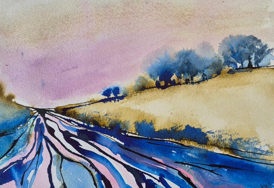 "My minds winter journey "   original artwork