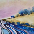 "My minds winter journey "   original artwork