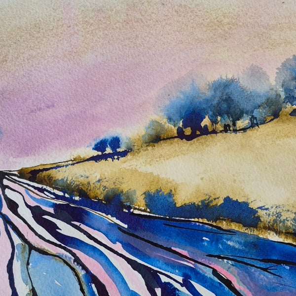 "My minds winter journey "   original artwork