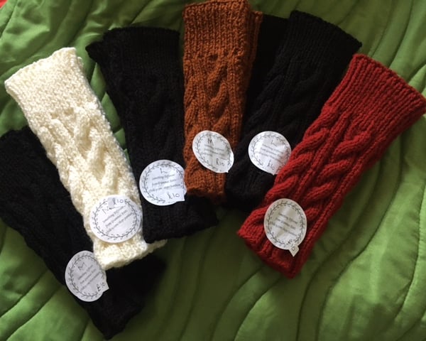 Adult Wrist Warmers - various colours