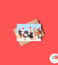Dog Christmas Card, A6 Christmas Card, Cute Animal Christmas Card - Image 1