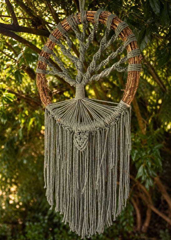 Tree of Life Dreamcatcher - Macrame Wall Hanging - Personalised