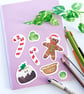 Christmas Food Sticker Set Xmas Sticker Set - Image 2