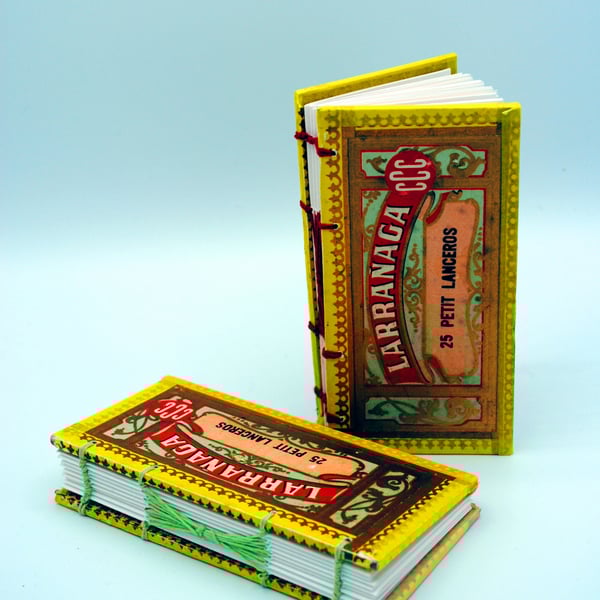  x Deconstructed Cuban Cigar Box Books (side panels) with Slipcases